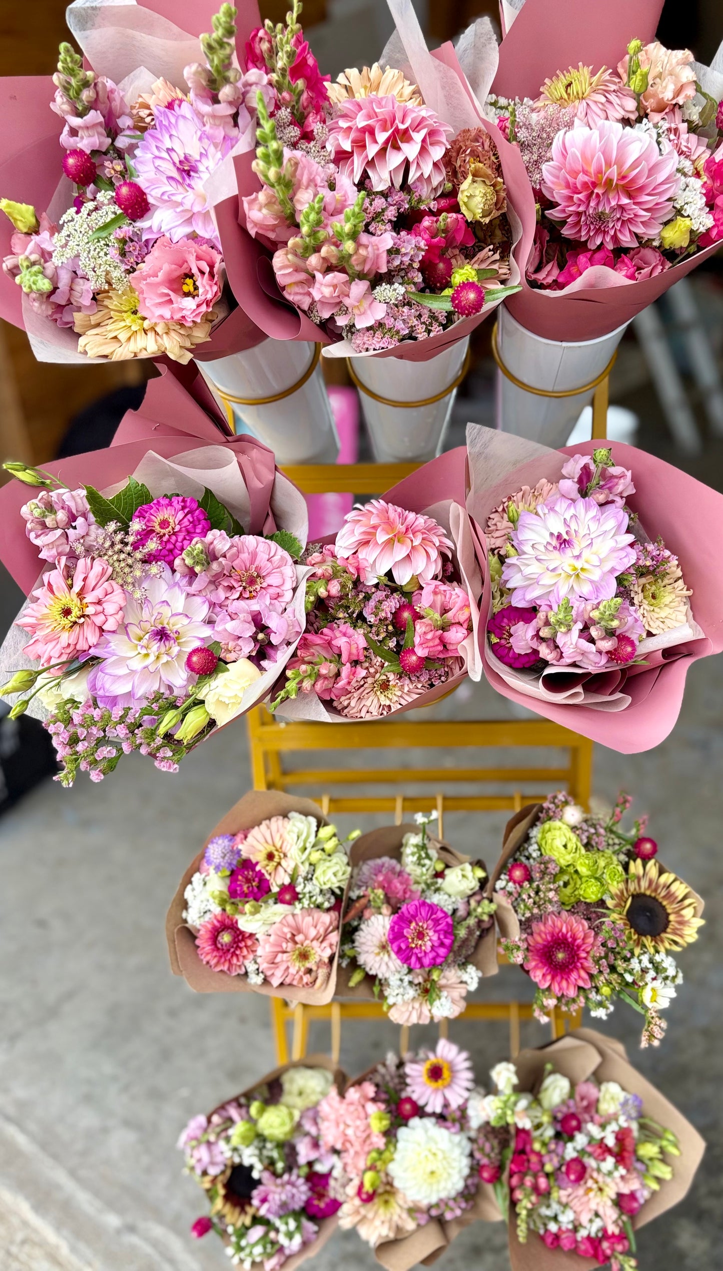 specialty wrapped bouquet