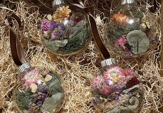 Dried Floral Ornaments- waitlist