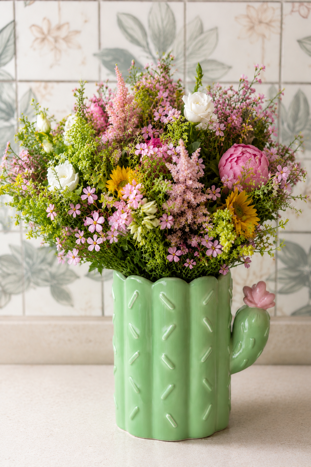 Cactus🌵 vase arrangement