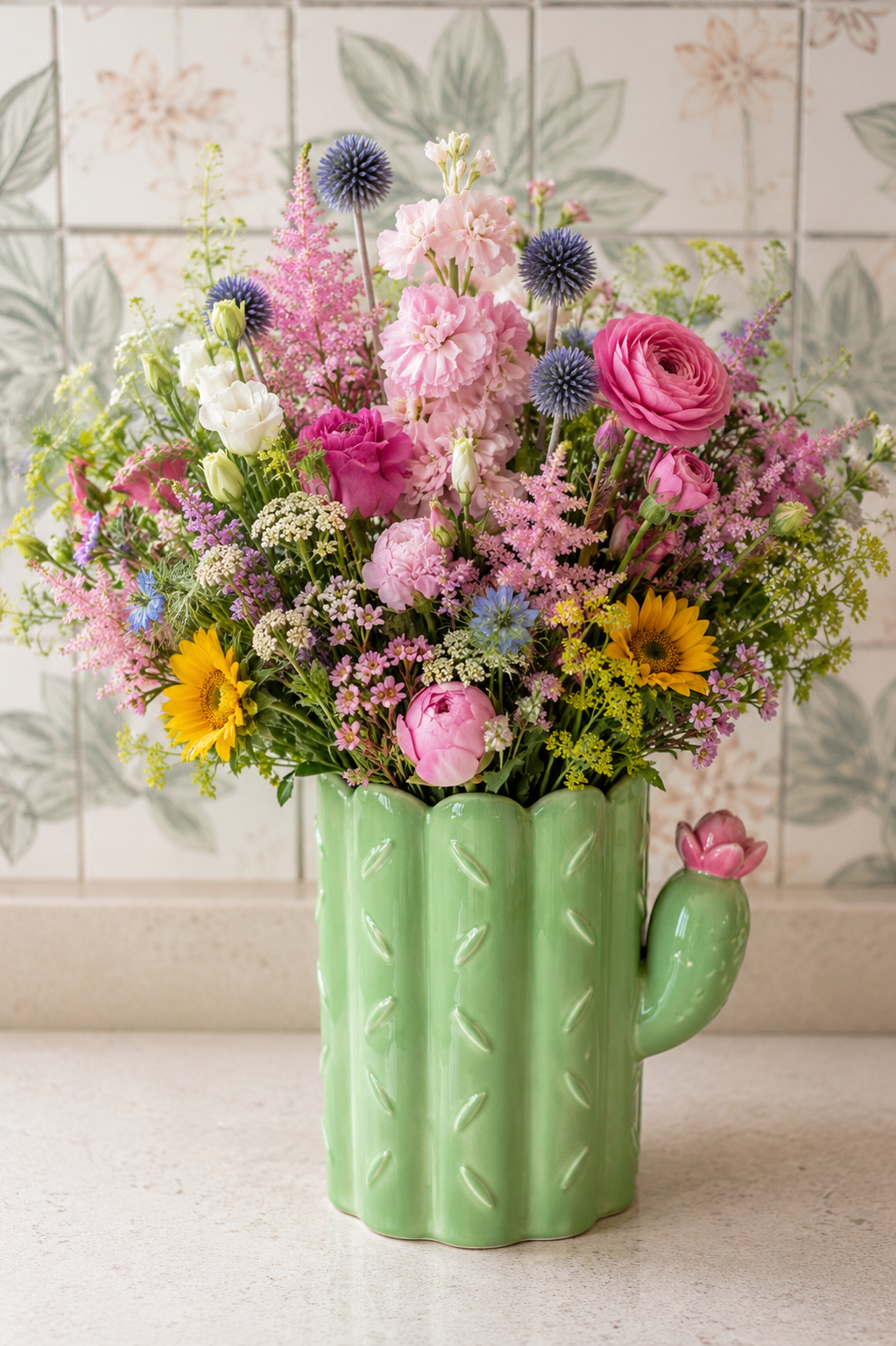 Cactus🌵 vase arrangement